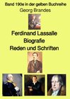 Buchcover gelbe Buchreihe / Ferdinand Lassalle – Biografie – Reden und Schriften – Farbe– Band 190e in der gelben Buchreihe – bei 