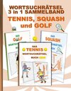 Buchcover Wortsuchrätsel 3 in 1 Sammelband Tennis, Squash und Golf
