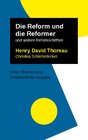 Buchcover Die Reform und die Reformer