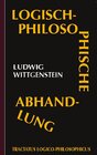 Buchcover Tractatus logico-philosophicus (Logisch-philosophische Abhandlung)