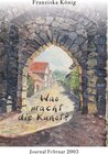 Buchcover Was macht die Kunst?