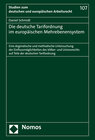 Buchcover Die deutsche Tarifordnung im europäischen Mehrebenensystem