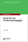 Buchcover Recht für die Kindheitspädagogik