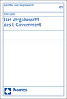 Buchcover Das Vergaberecht des E-Government
