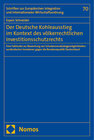 Buchcover Der Deutsche Kohleausstieg im Kontext des völkerrechtlichen Investitionsschutzrechts