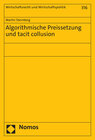 Buchcover Algorithmische Preissetzung und tacit collusion