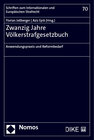 Buchcover Zwanzig Jahre Völkerstrafgesetzbuch