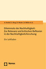Buchcover Dilemmata der Nachhaltigkeit: Zur Relevanz und kritischen Reflexion in der Nachhaltigkeitsforschung