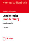 Buchcover Landesrecht Brandenburg