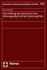 Buchcover Die Haftung des Vorstands einer Aktiengesellschaft bei Cyberangriffen