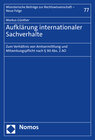 Buchcover Aufklärung internationaler Sachverhalte