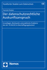 Buchcover Der datenschutzrechtliche Auskunftsanspruch