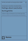Buchcover Feelings about Law/Justice. Rechtsgefühle