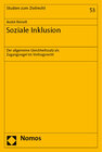 Buchcover Soziale Inklusion