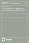 Buchcover Das Beschlussmängelrecht der GmbH nach dem MoPeG