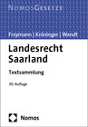 Buchcover Landesrecht Saarland