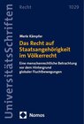 Buchcover Das Recht auf Staatsangehörigkeit im Völkerrecht