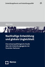 Buchcover Nachhaltige Entwicklung und globale Ungleichheit