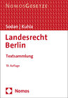 Buchcover Landesrecht Berlin