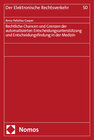 Buchcover Rechtliche Chancen und Grenzen der automatisierten Entscheidungsunterstützung und Entscheidungsfindung in der Medizin