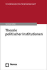 Buchcover Theorie politischer Institutionen