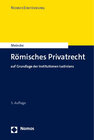 Buchcover Römisches Privatrecht