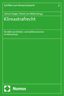 Buchcover Klimastrafrecht