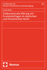 Buchcover Zivilprozessuale Klärung von Grundsatzfragen im deutschen und französischen Recht