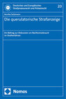 Buchcover Die querulatorische Strafanzeige