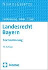 Buchcover Landesrecht Bayern