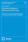 Buchcover Interfaces between National and EU Law