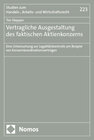 Buchcover Vertragliche Ausgestaltung des faktischen Aktienkonzerns