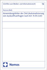 Buchcover Anwendungsfelder der (Teil-)Automatisierung von Auskunftsanfragen nach Art. 15 DS-GVO