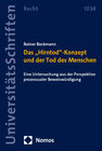 Buchcover Das „Hirntod“-Konzept und der Tod des Menschen