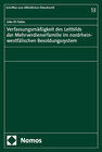 Buchcover Verfassungsmäßigkeit des Leitbilds der Mehrverdienerfamilie im nordrhein-westfälischen Besoldungssystem