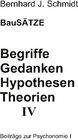 Buchcover Begriffe - Gedanken - Hypothesen - Theorien IV