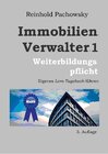 Buchcover Immobilien-Verwalter1 Weiterbildungspflicht