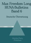 Buchcover Max Freedom Long, HUNA-Bulletins, Band 6 (1953)