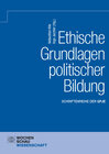 Buchcover Ethische Grundlagen politischer Bildung