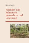Buchcover Kalender- und Kultstätten Nettersheim und Umgebung