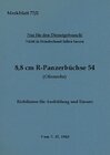 Buchcover Merkblatt 77/2 8,8 cm R-Panzerbüchse 54 (Ofenrohr) Richtlinien für Ausbildung und Einsatz