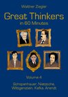 Buchcover Great Thinkers in 60 Minutes - Volume 4