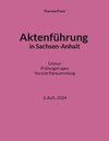 Buchcover Aktenführung in Sachsen-Anhalt