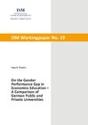 Buchcover On the Gender Performance Gap in Economics Education
