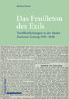 Buchcover Das Feuilleton des Exils