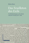 Buchcover Das Feuilleton des Exils