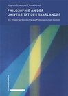 Buchcover Philosophie an der Universität des Saarlands