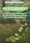 Buchcover Pflegekonzept von Grünanlagen nach ökologischen Gesichtspunkten