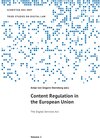 Buchcover TRIER STUDIES ON DIGITAL LAW / Content Regulation in the European Union