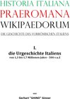 Buchcover Historia Italiana praeromana Wikipaedorum Die Geschichte des vorrömischen Italiens